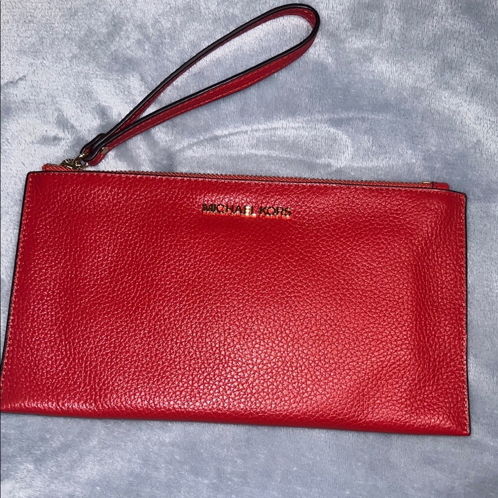 Michael Kors Red Wristlet